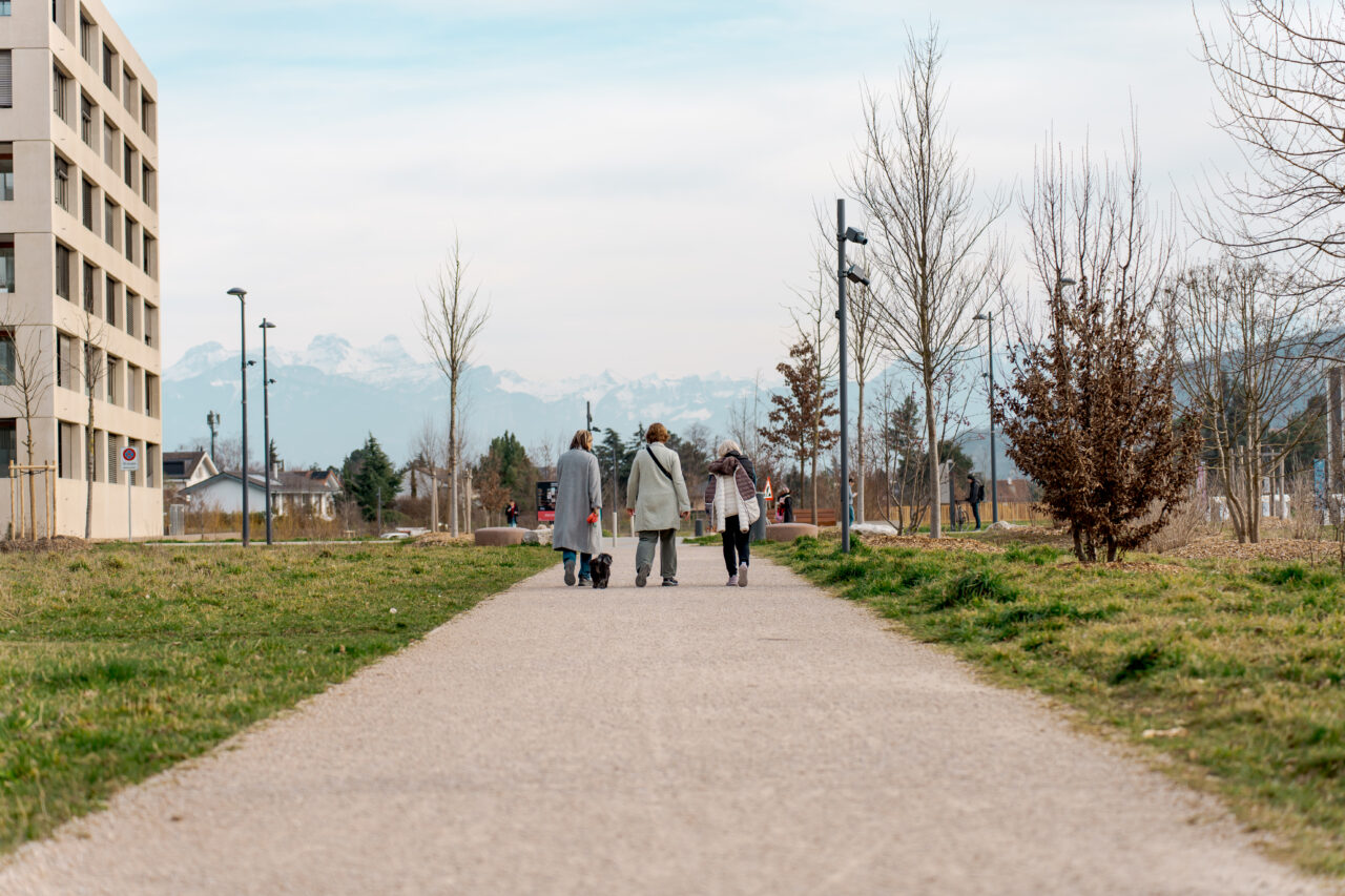 Voie verte, Marche en famille